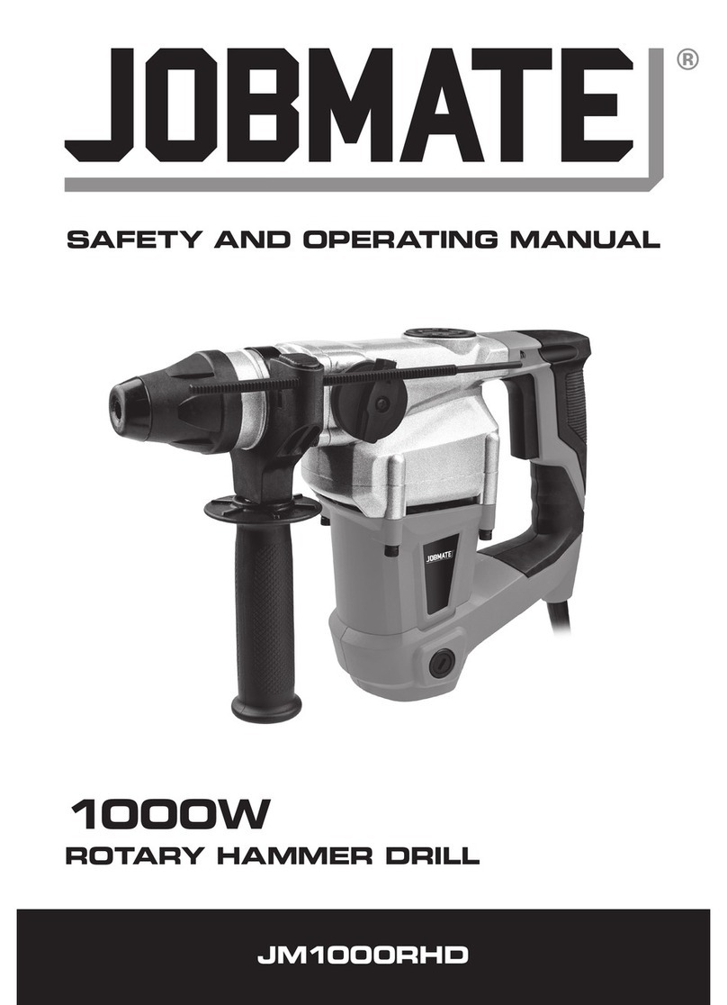 jobmate JM1000RHD Safety and operating manual