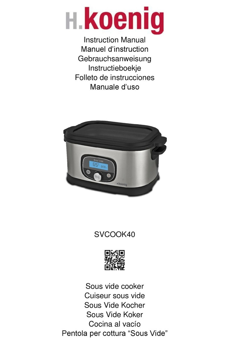 H.Koenig SVCOOK40 User manual