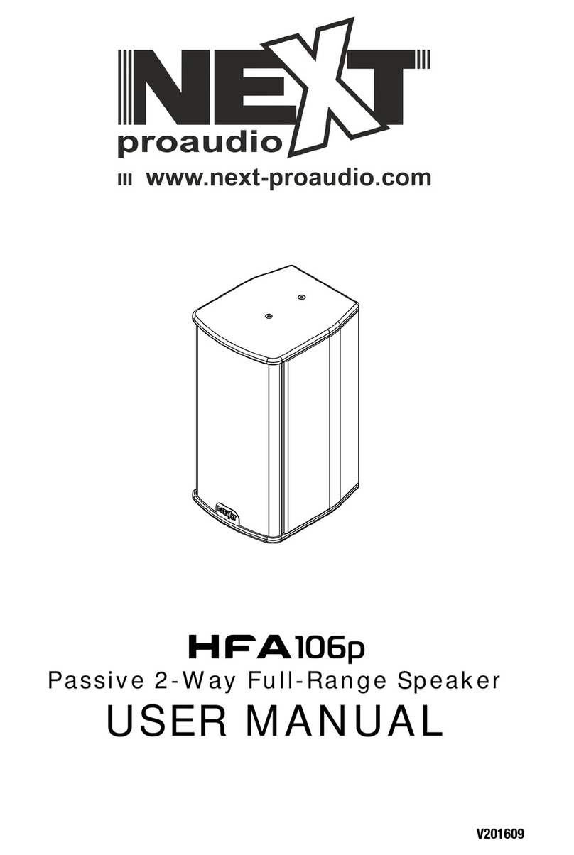 Next HFA106p user manual