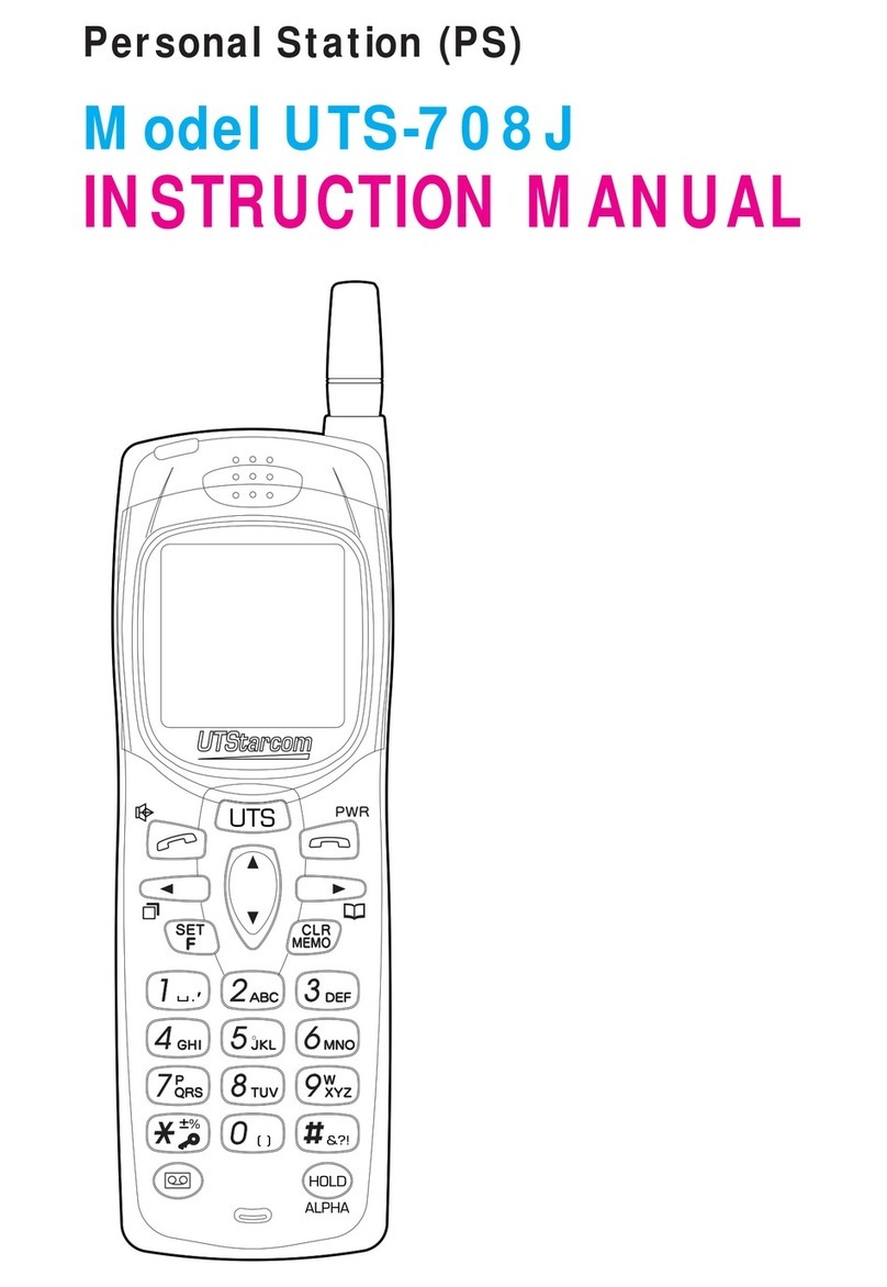 UTStarcom UTS-708J User manual