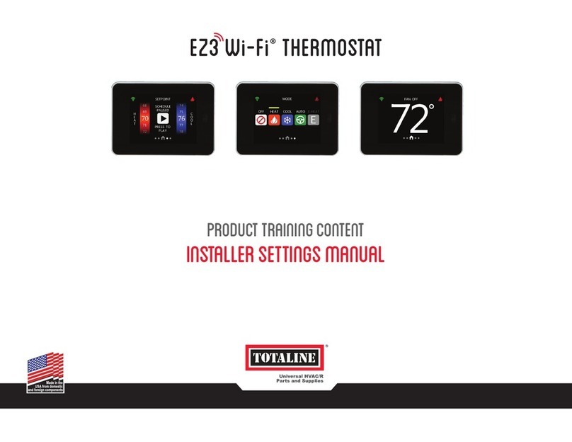 TOTALINE EZ3 Setting manual
