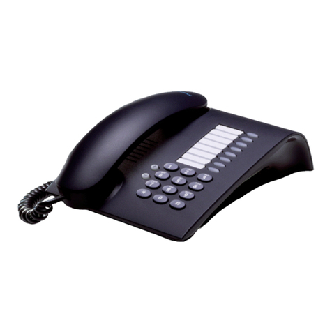 Siemens OptiPoint 410 Use and care manual