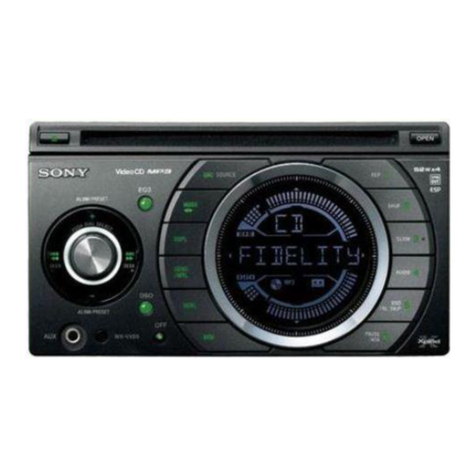 Sony WX-VX55S operating instructions