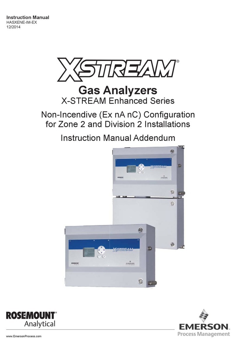 Emerson X-STREAM Series instruction manual
