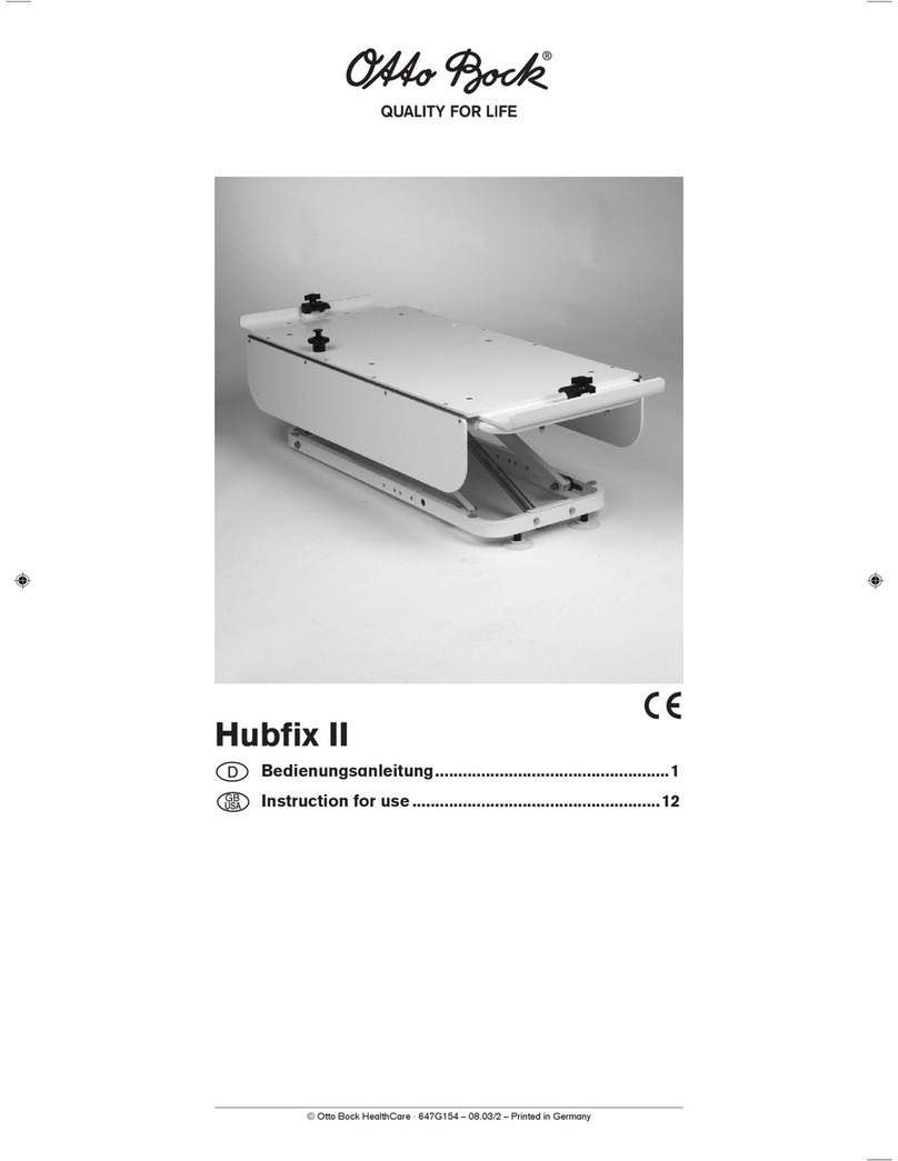 Otto Bock Hubfix II Instructions for use Otto Bock Hubfix II Instructions for use