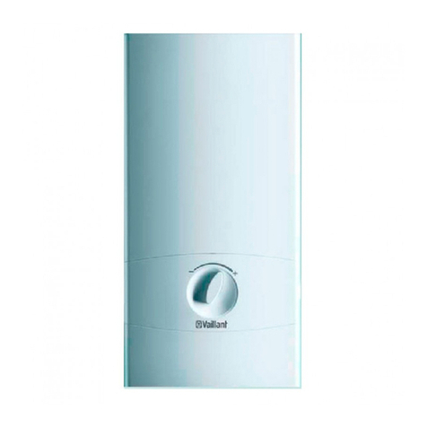 Vaillant VED User manual Vaillant VED User manual