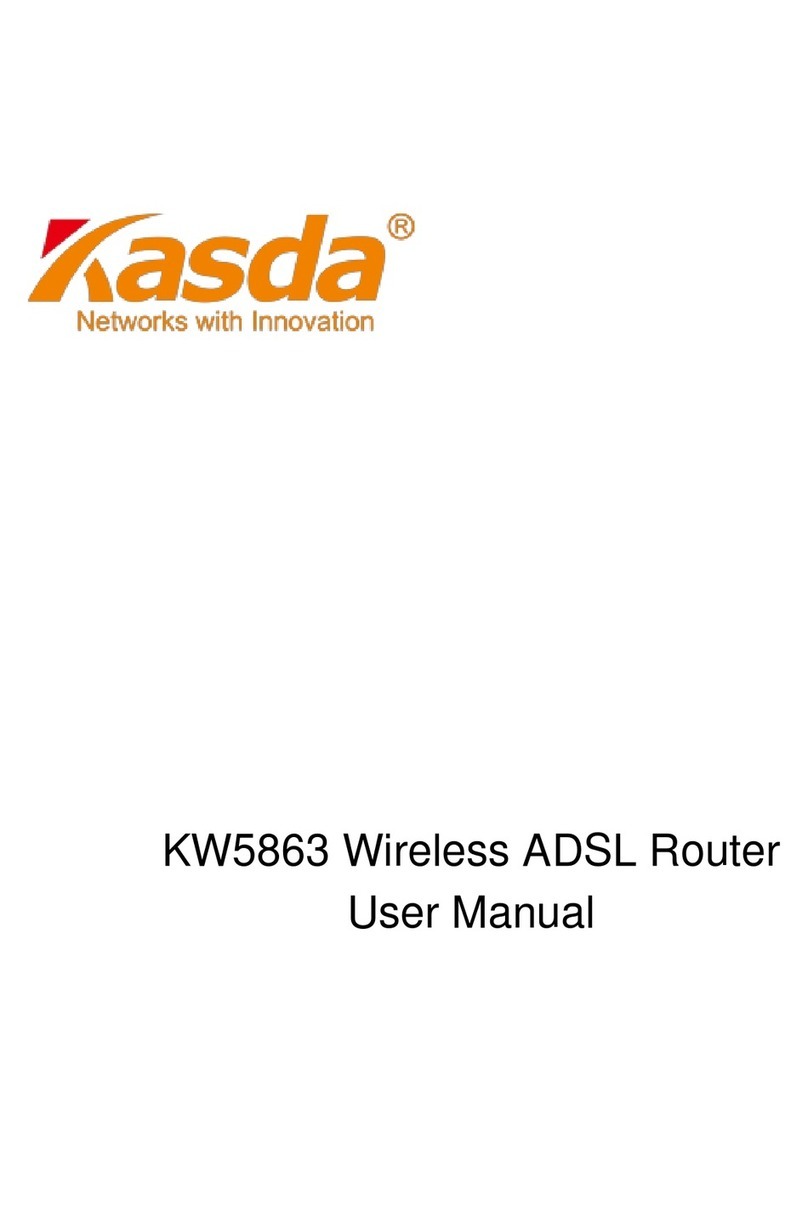 Kasda KW5863 User manual