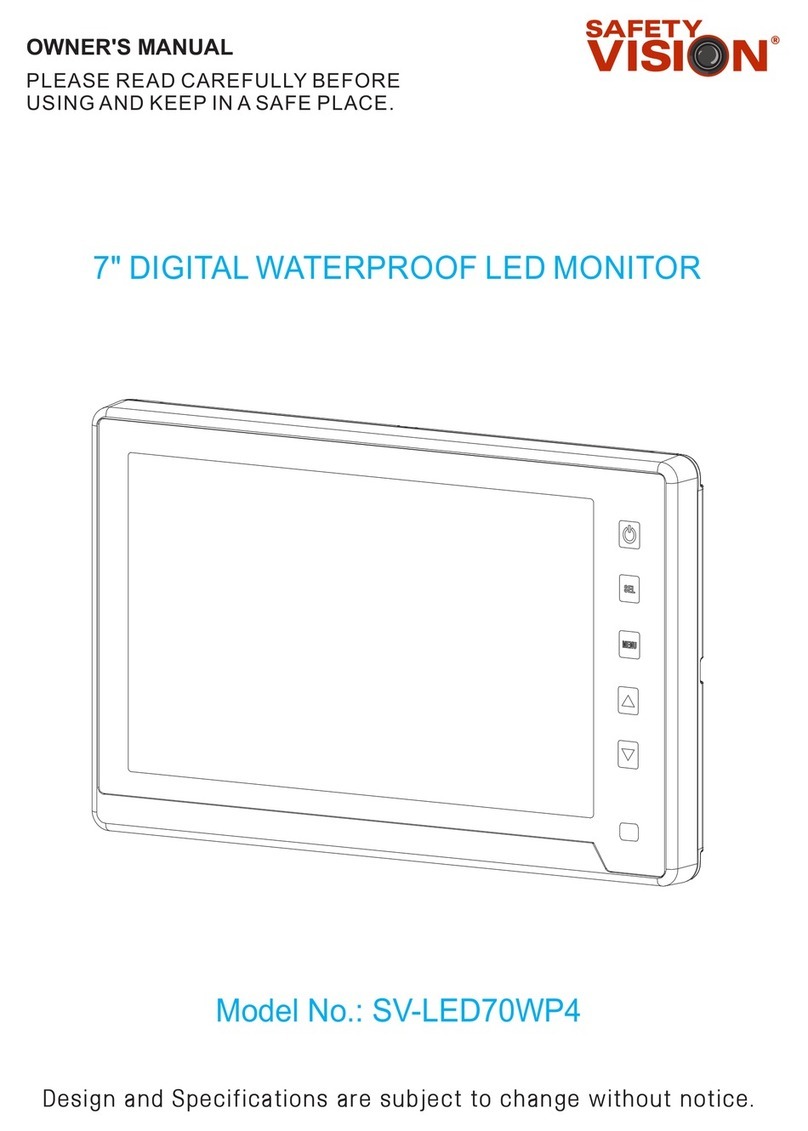 Safety Vision SV-LED70WP4 User manual Safety Vision SV-LED70WP4 User manual