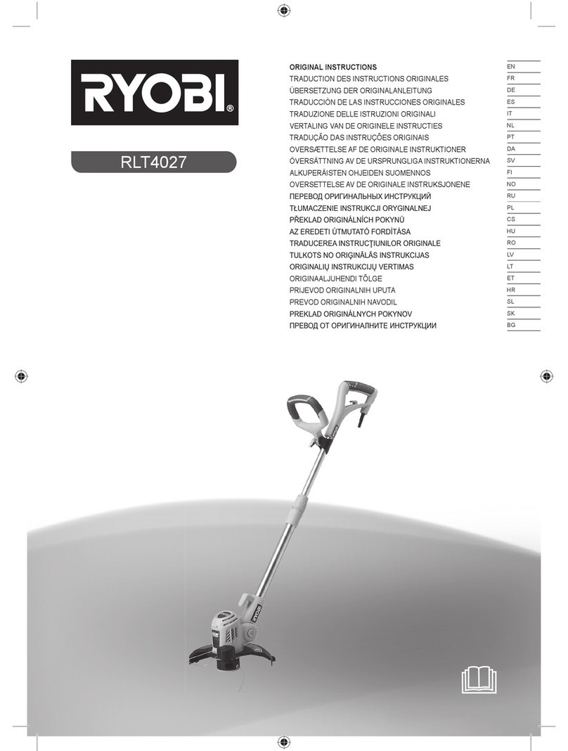 Ryobi RLT4027 User manual Ryobi RLT4027 User manual