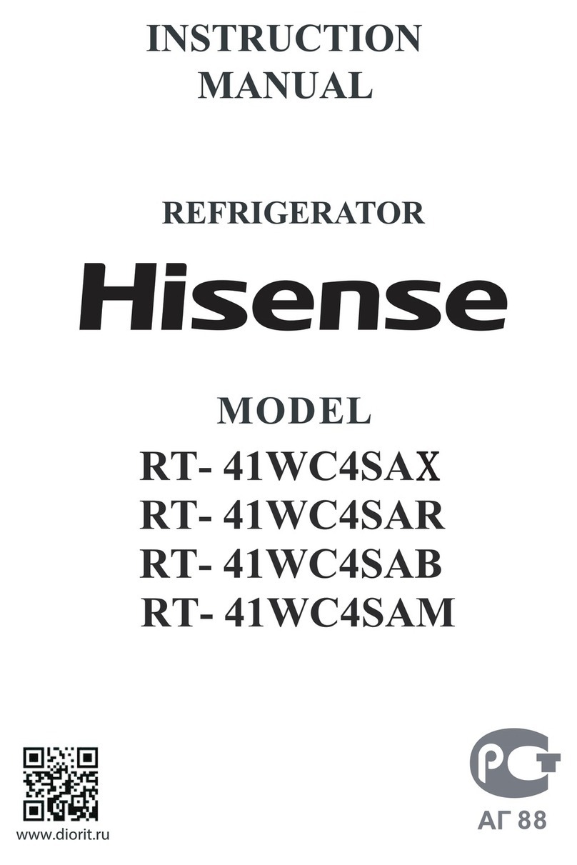 Hisense RT-41WC4SAX instruction manual