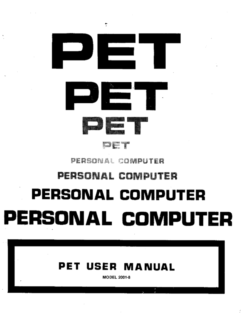 Commodore PET 2001-8 user manual Commodore PET 2001-8 user manual
