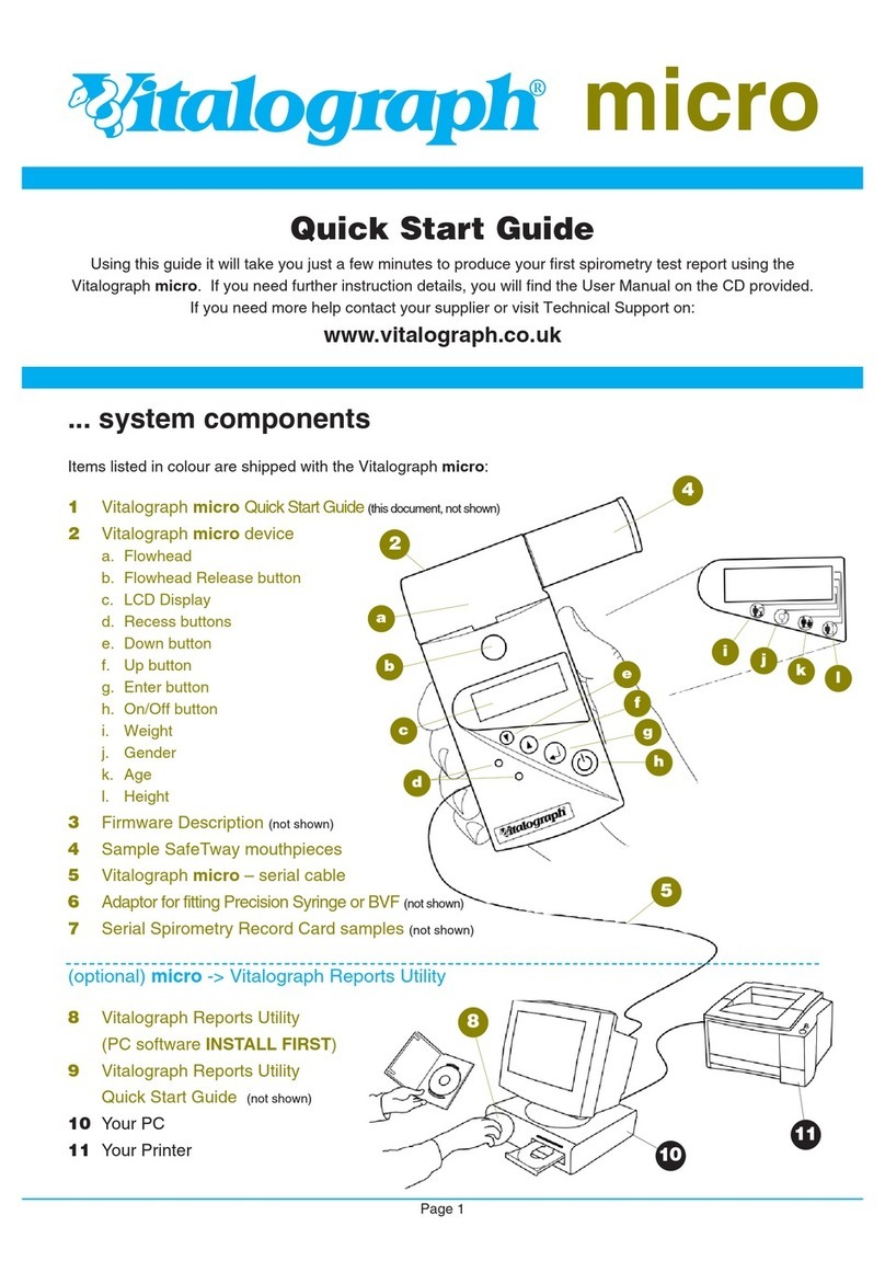 Vitalograph Vitalograph micro quick start guide