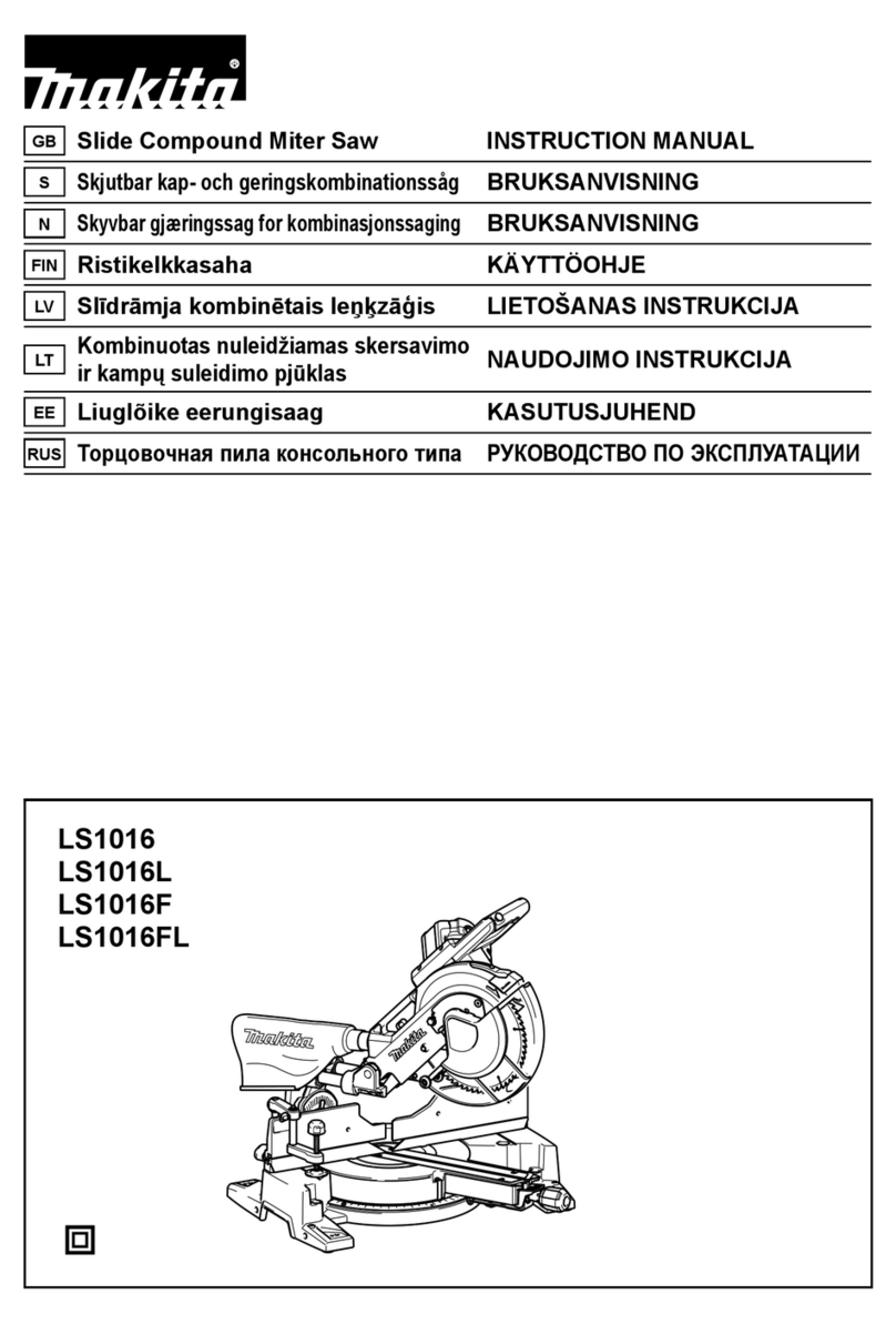 Makita LS1016 instruction manual