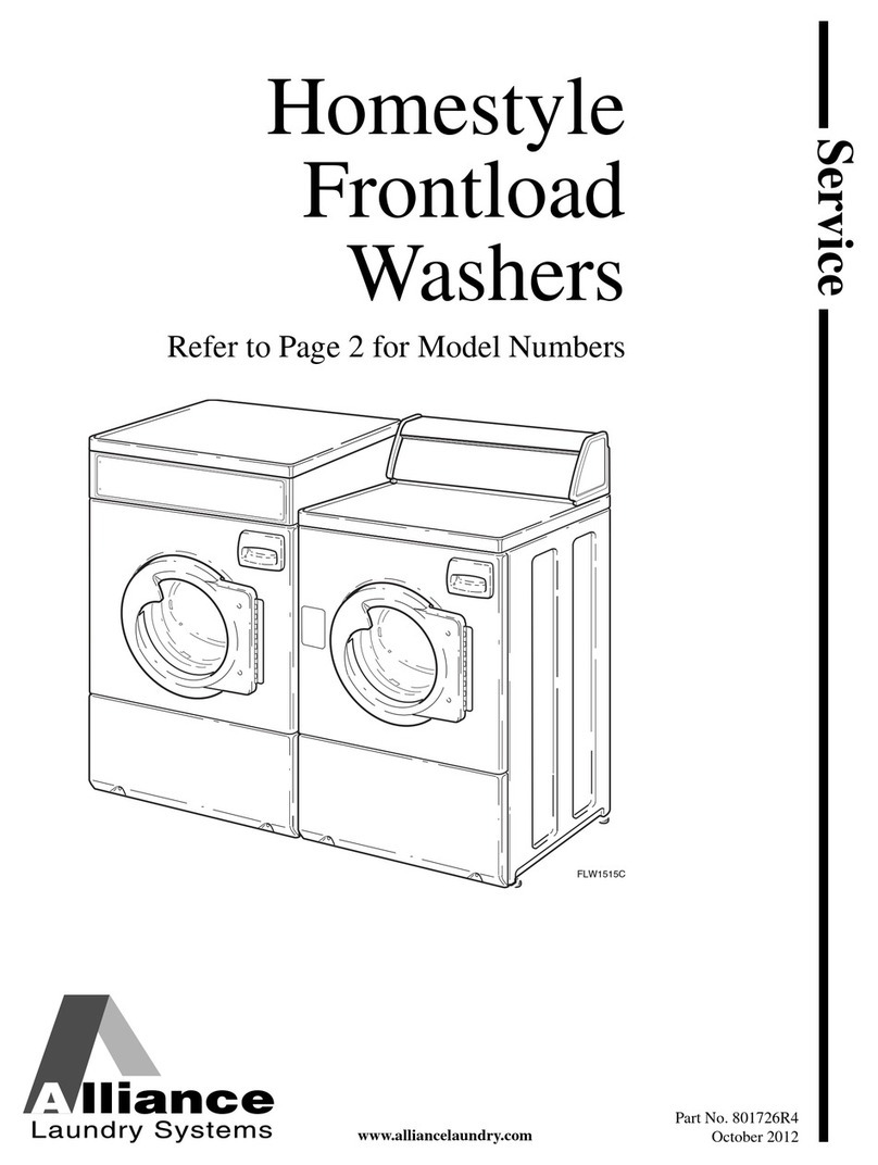 Alliance Laundry Systems FTS90A*N Assembly instructions Alliance Laundry Systems FTS90A*N Assembly instructions