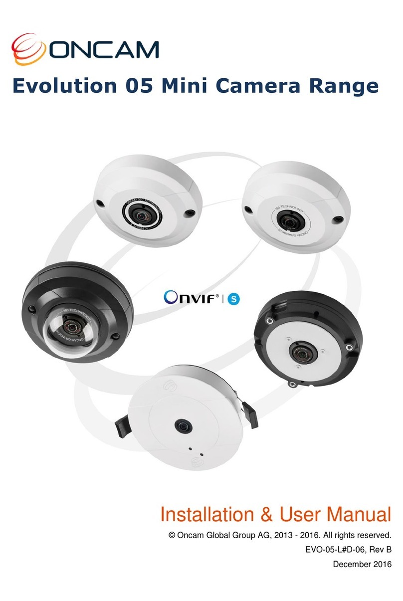 Oncam Evolution 05 Installation & user manual