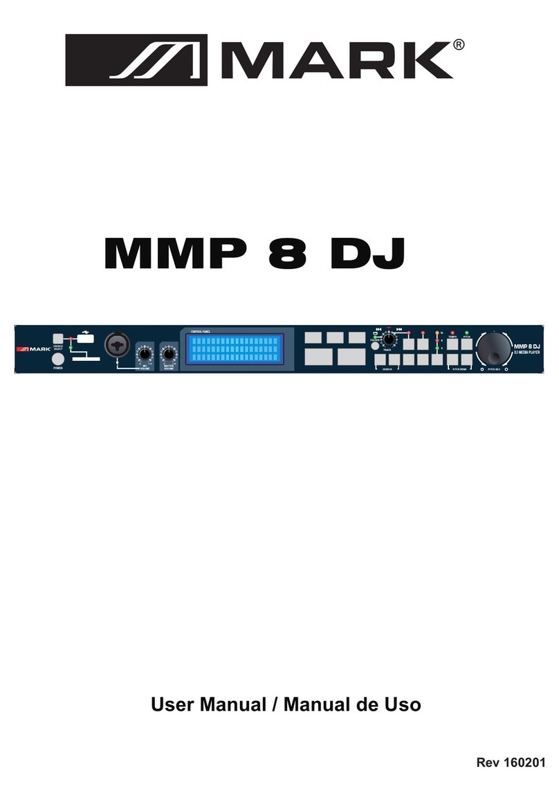 Mark MMP 8 DJ user manual