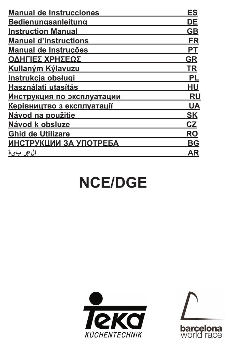 Teka DGE 90-60 User manual