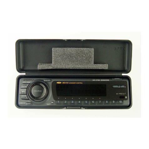 Sony XR-C650RDS User manual