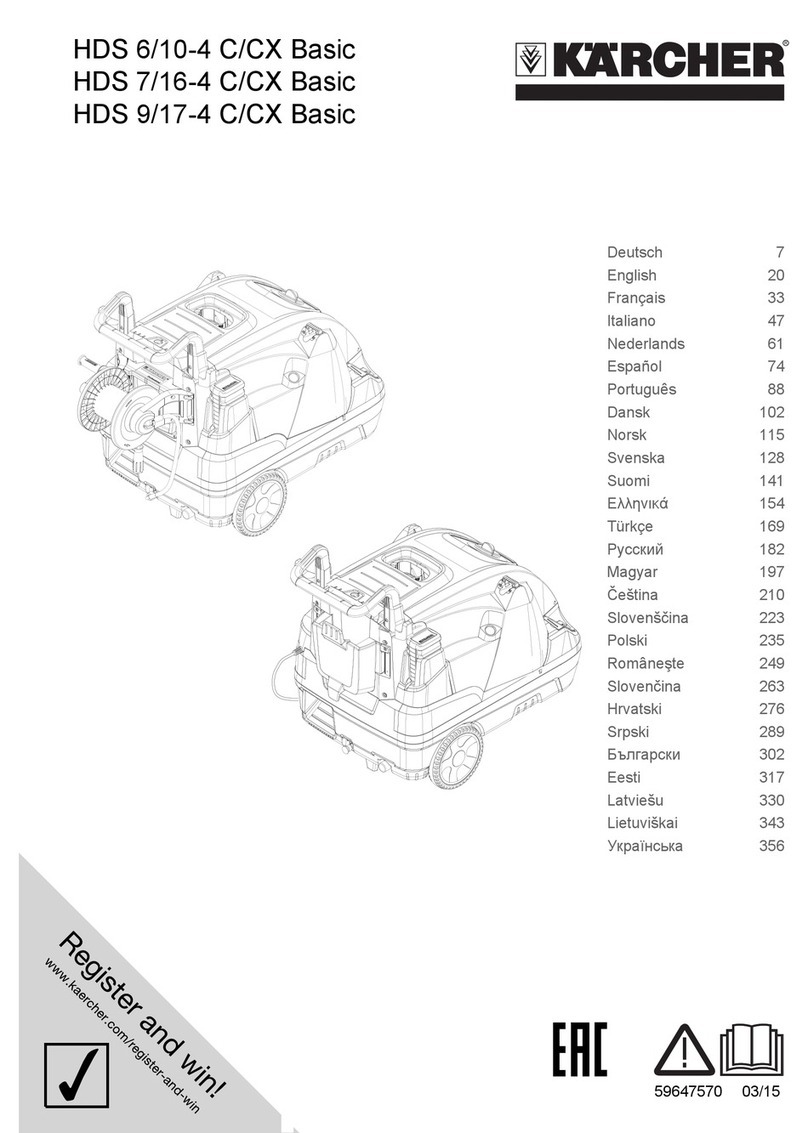 Kärcher HDS 6/10-4 C/CX Basic Original instructions Kärcher HDS 6/10-4 C/CX Basic Original instructions