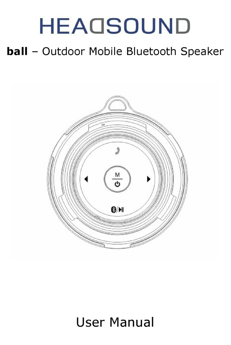HEADSOUND BALL user manual