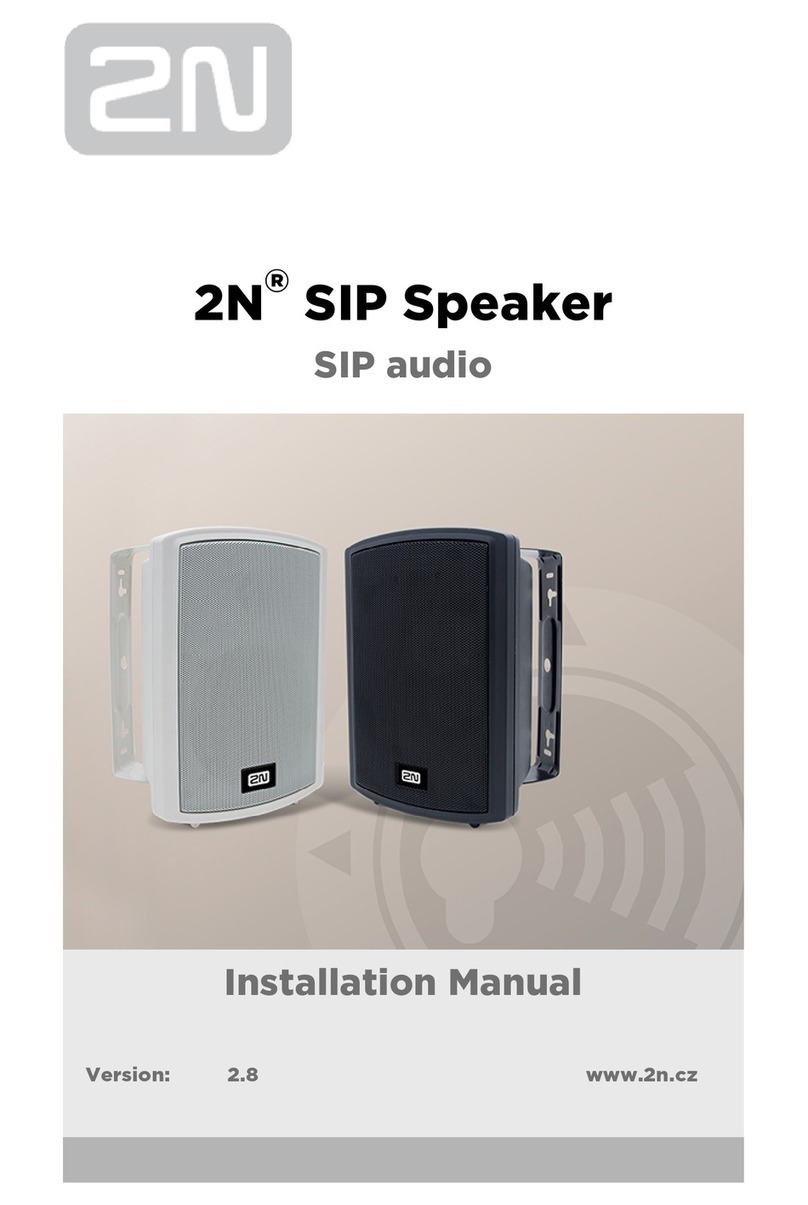 2N SIP SPEAKER User manual