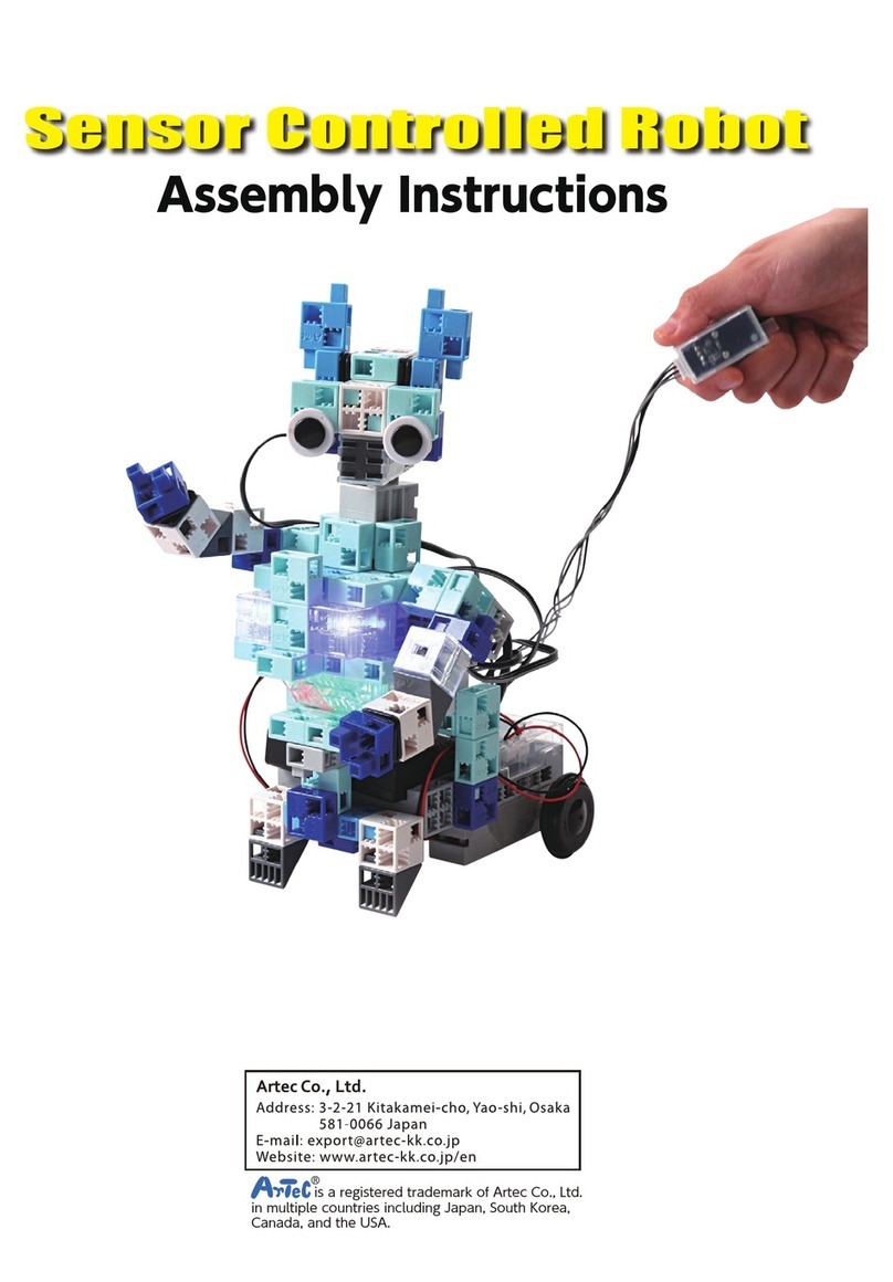 Artec Sensor Controlled Robot User manual