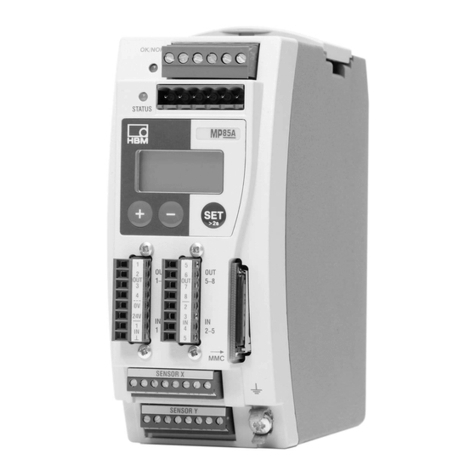 HBM MP85A User manual