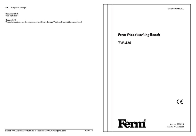Ferm TW-820 User manual