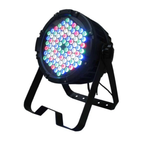 ROHS LED-PAR64-3W90BL-RGBW user manual