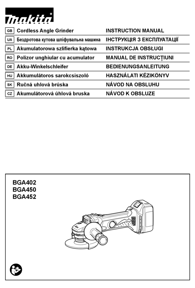 Makita BGA402 instruction manual