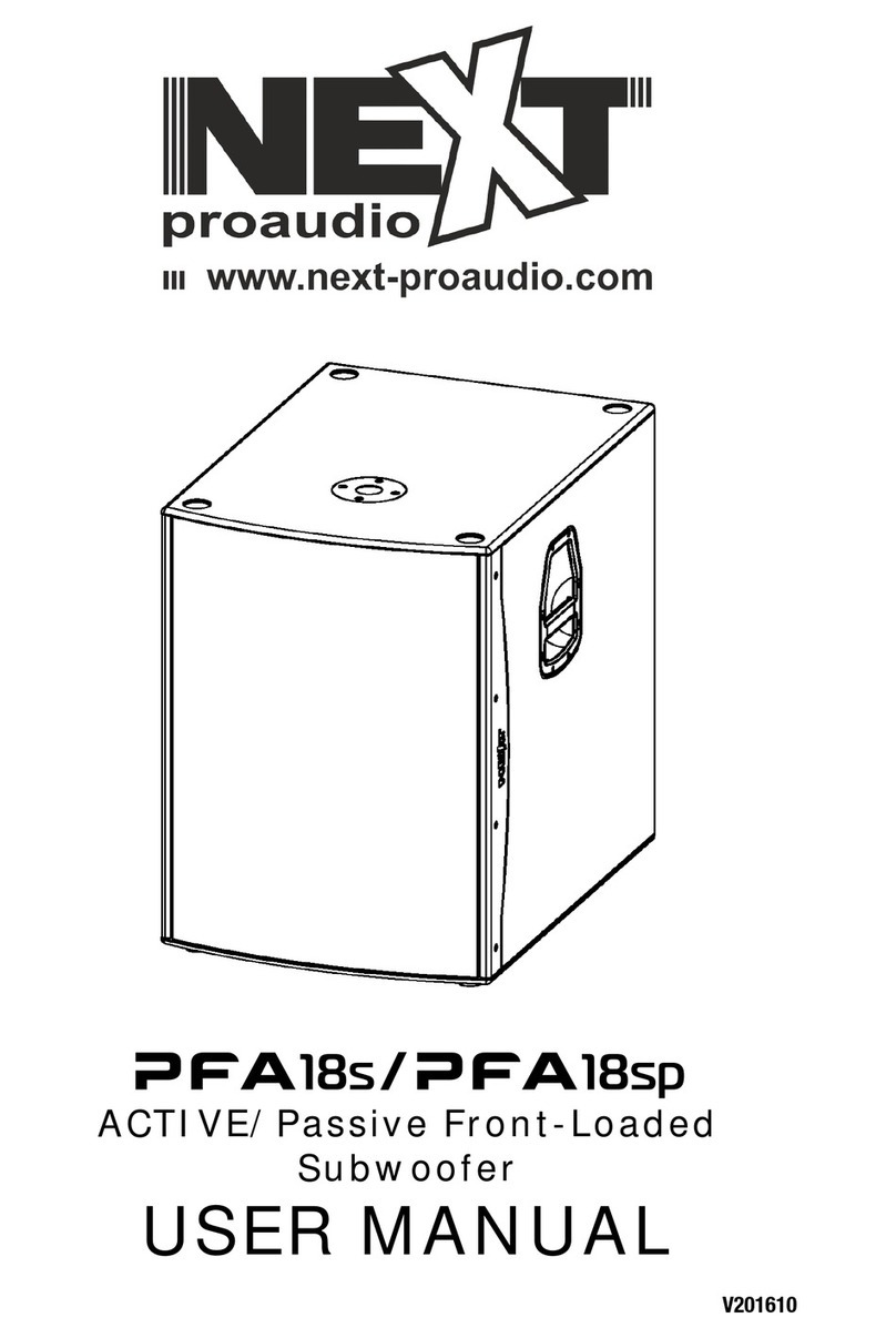 Next PFA18s user manual Next PFA18s user manual