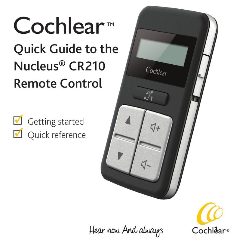 Cochlear Nucleus CR210 quick guide