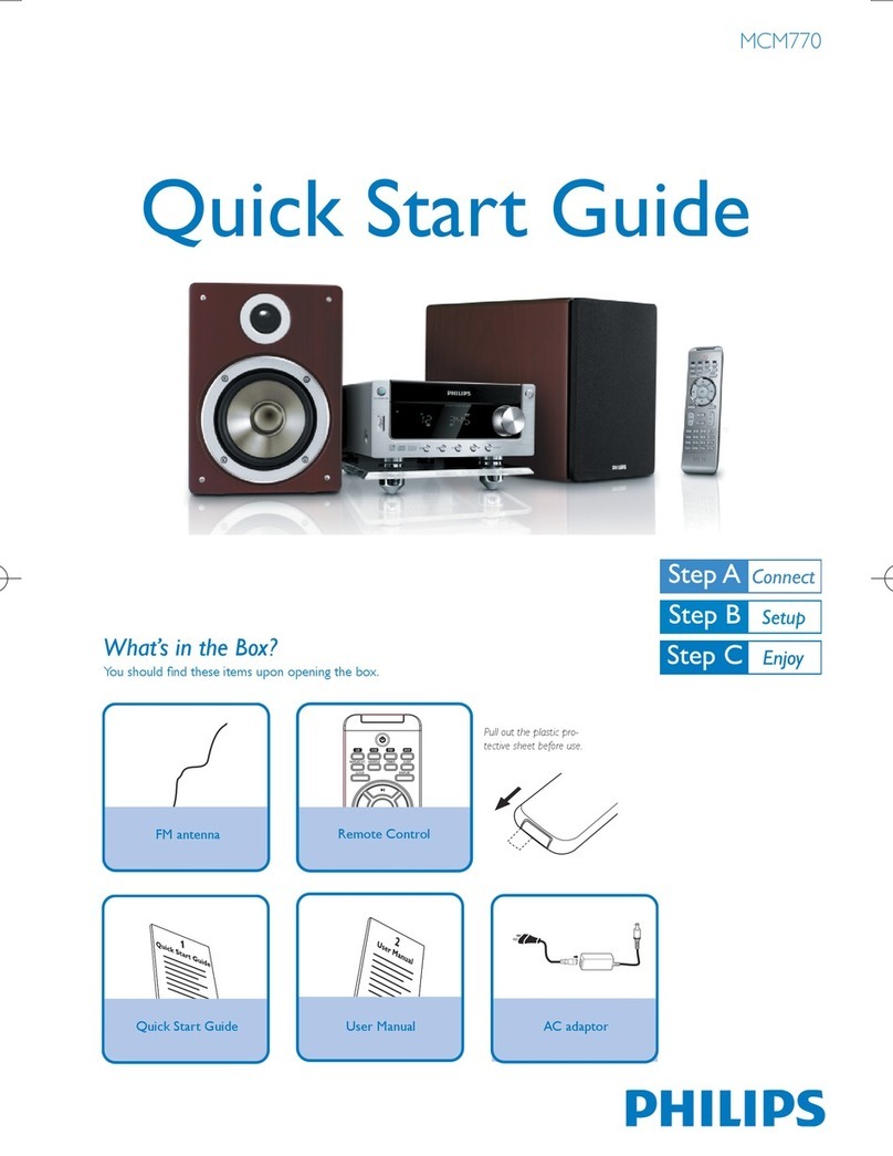 Philips MCM770 User manual