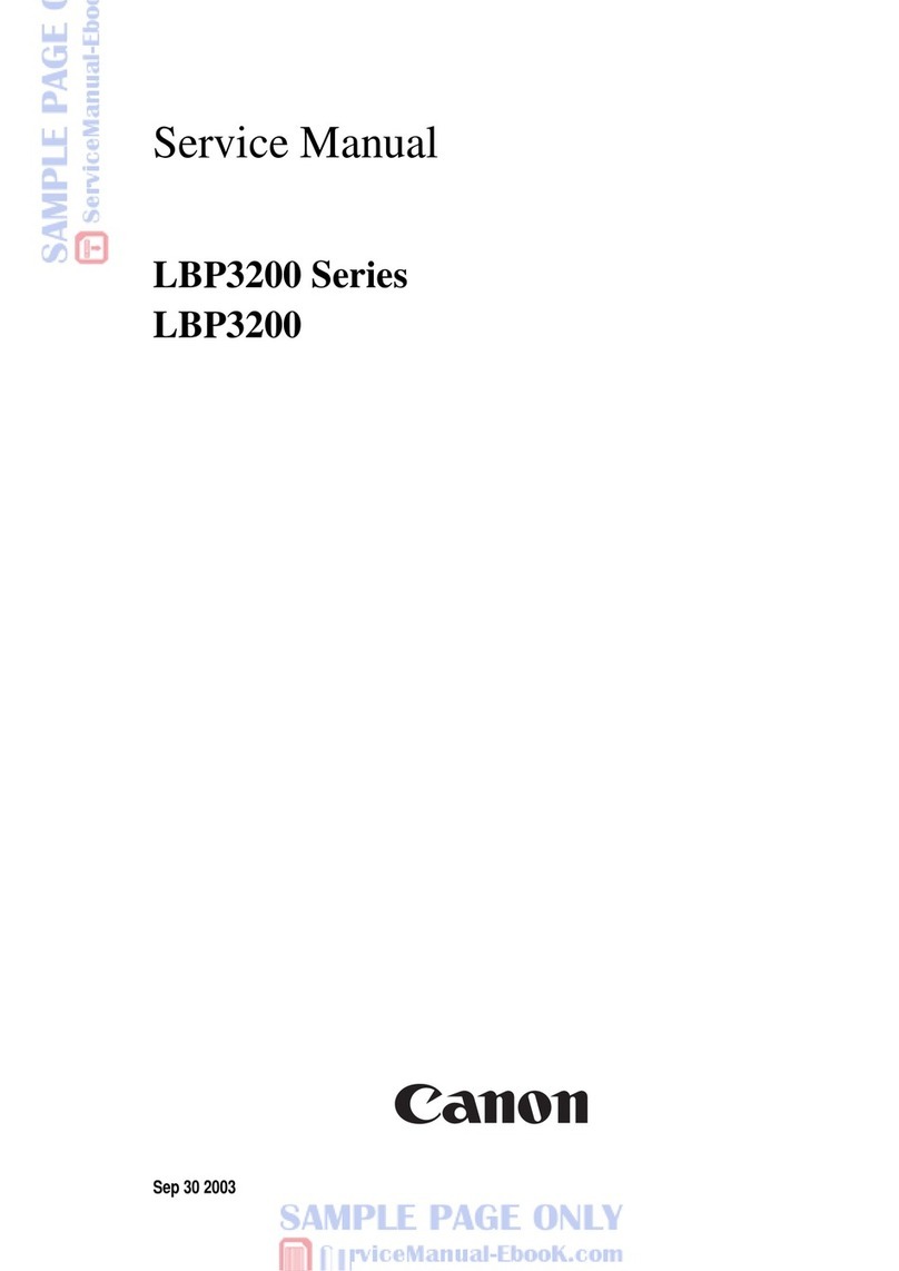 Canon LBP3200 Series User manual Canon LBP3200 Series User manual