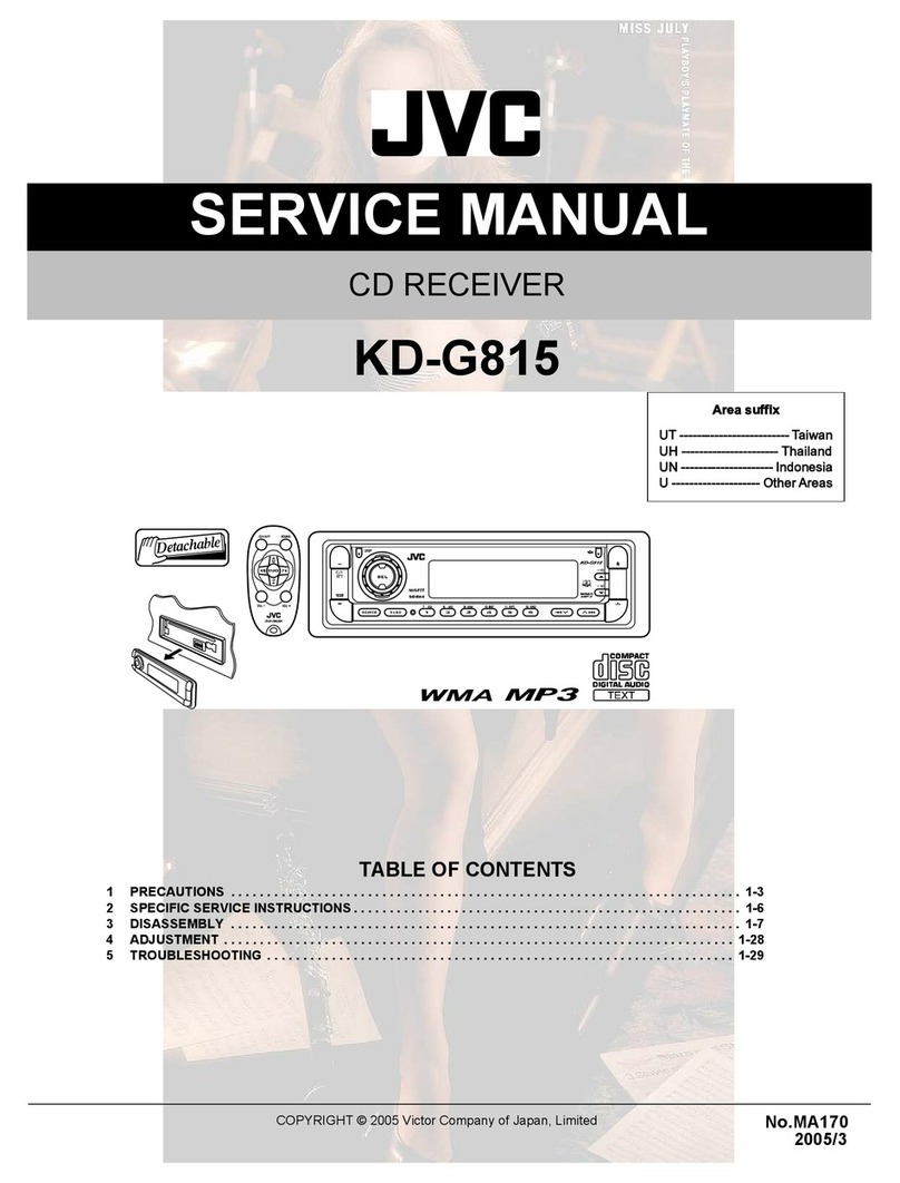 JVC KD-G815 User manual
