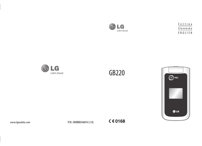LG GB220 User manual
