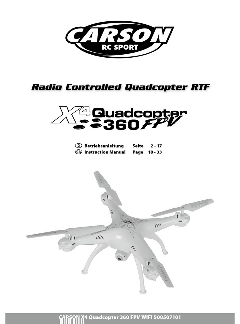 Carson X4 360 FPV WIF User manual Carson X4 360 FPV WIF User manual
