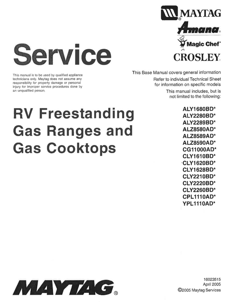 Maytag ALY1680BD series Service manual Maytag ALY1680BD series Service manual