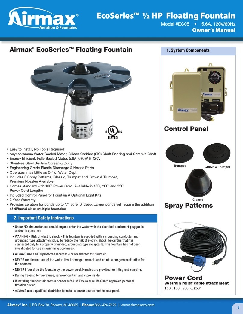 Airmax ecoseries EC05 owner's manual