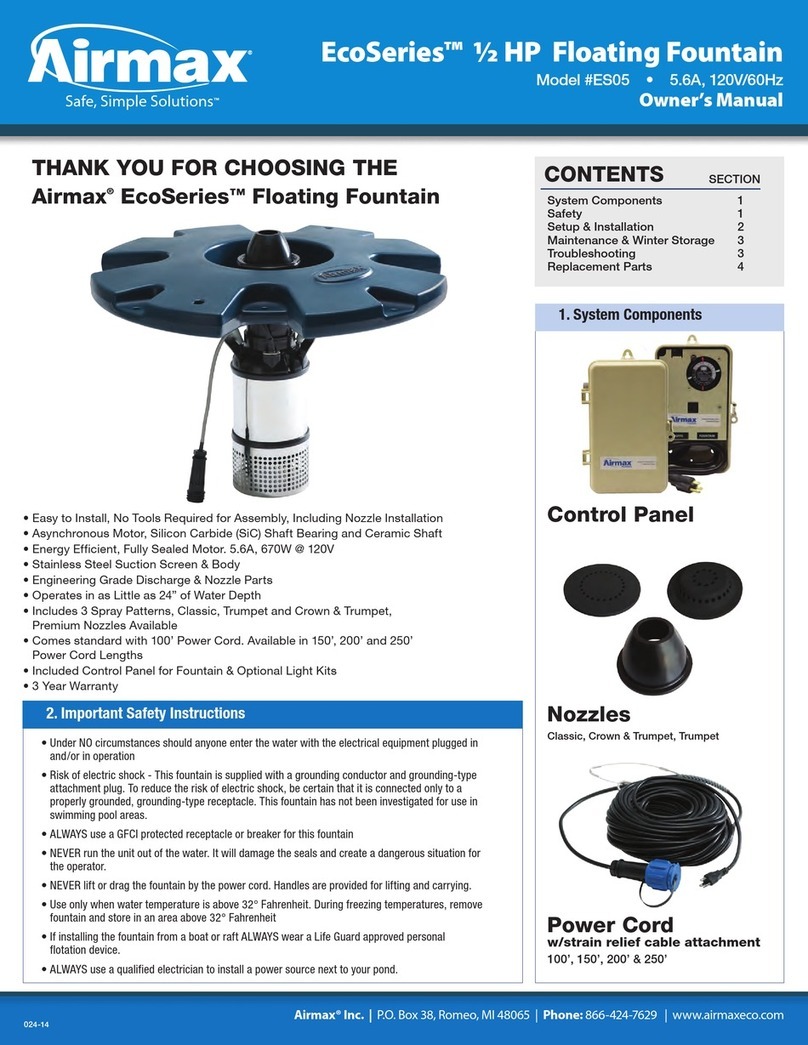 Airmax ecoseries ES05 User manual