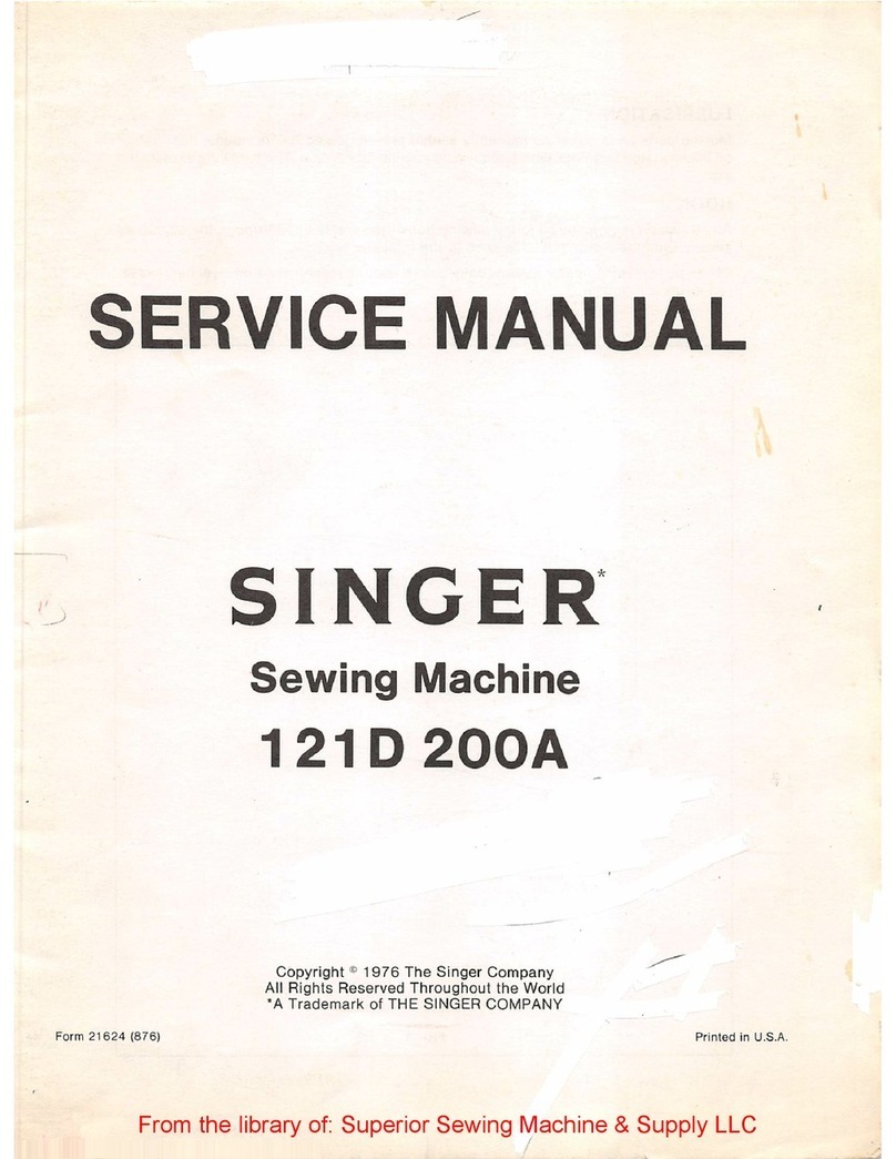 Singer Centurion 121D200A Service manual