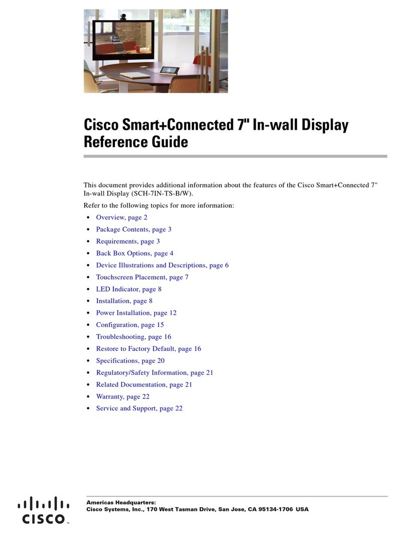 Cisco SCH-7IN-TS-B/W User manual