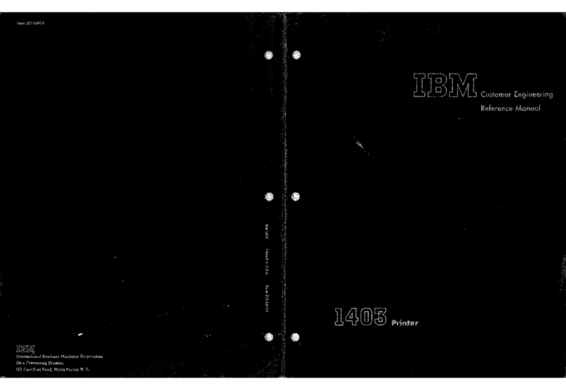 IBM 1403 User manual