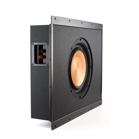 Klipsch PRO-1000SW owner's manual