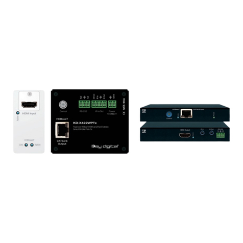 Key Digital KD-X422WP User manual