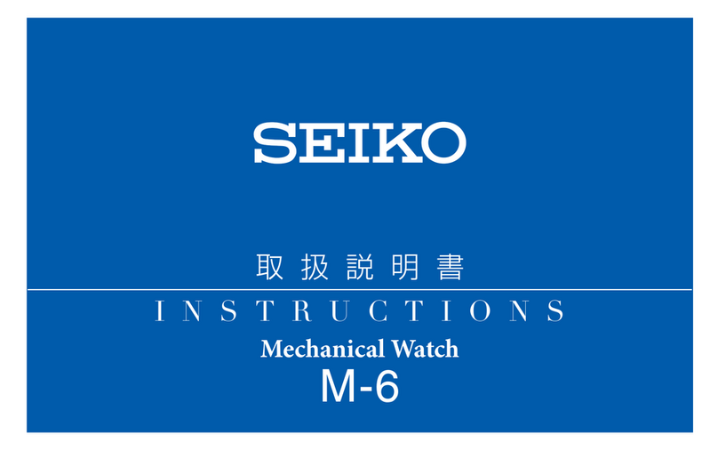 Seiko M-6 instructions