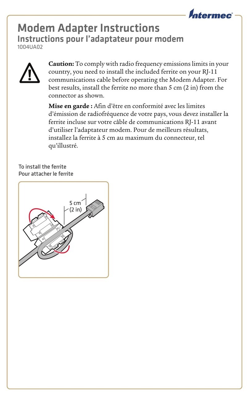 Intermec 1004UA02 User manual Intermec 1004UA02 User manual