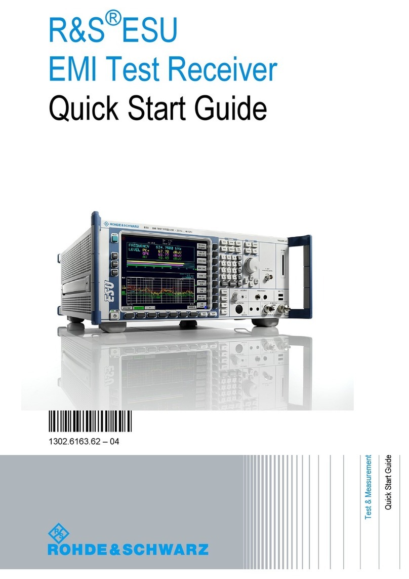R&S esu quick start guide