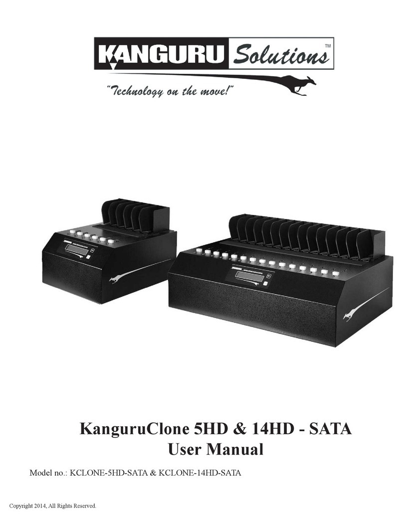 Kanguru KCLONE-5HD-SATA User manual