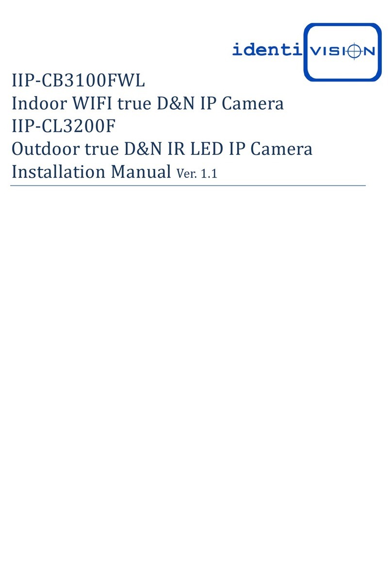 Identivision IIP-CB3100FWL User manual